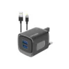 Power up your devices in style with the PAWA Supermini Travel Charger Dual USB 3.1A