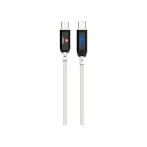 SWISS MILITARY USB-C TO USB-C 100W CABLE 1.2M BLACK CB-CC100W-BLK
