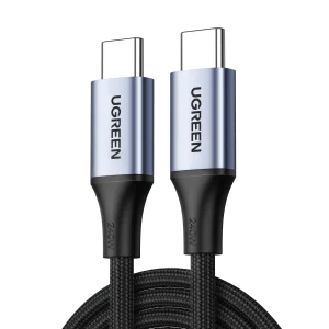 UGREEN USB-C TO USB-C CABLE 240W ALUMINUM CASE WITH BRAID 2M SPACE GRAY 90440