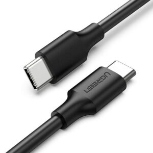 UGREEN TYPE C TO TYPE C CABLE NICKEL PLATING 1.5M BLACK 50998