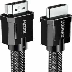 UGREEN 8K HDMI M/M ROUND CABLE WITH BRAIDED 1M GRAY 70319