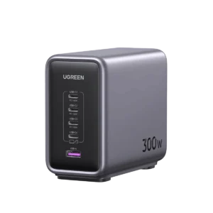 UGREEN NEXODE 300W 5 PORT GAN DESTOP FAST CHARGER UK BLACK CD333