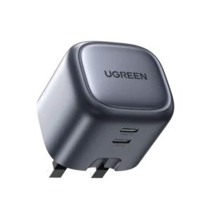 UGREEN NEXODE DUAL USB C PD GAN FAST FAST CHARGER 45W 15332
