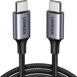 Upgrade your charging and data transfer experience with the UGREEN USB-C to USB-C Round Cable 2.0 (Model 50150).