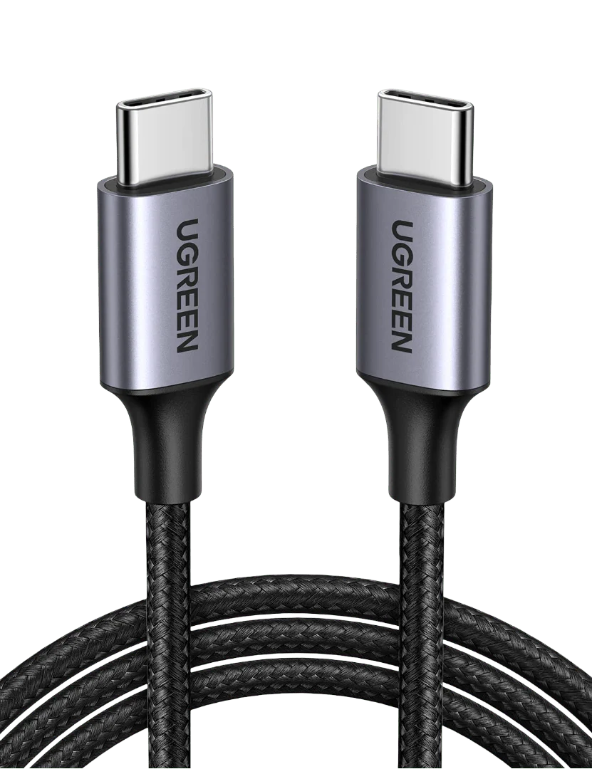 Upgrade your charging and data transfer experience with the UGREEN USB-C to USB-C Round Cable 2.0 (Model 50150).