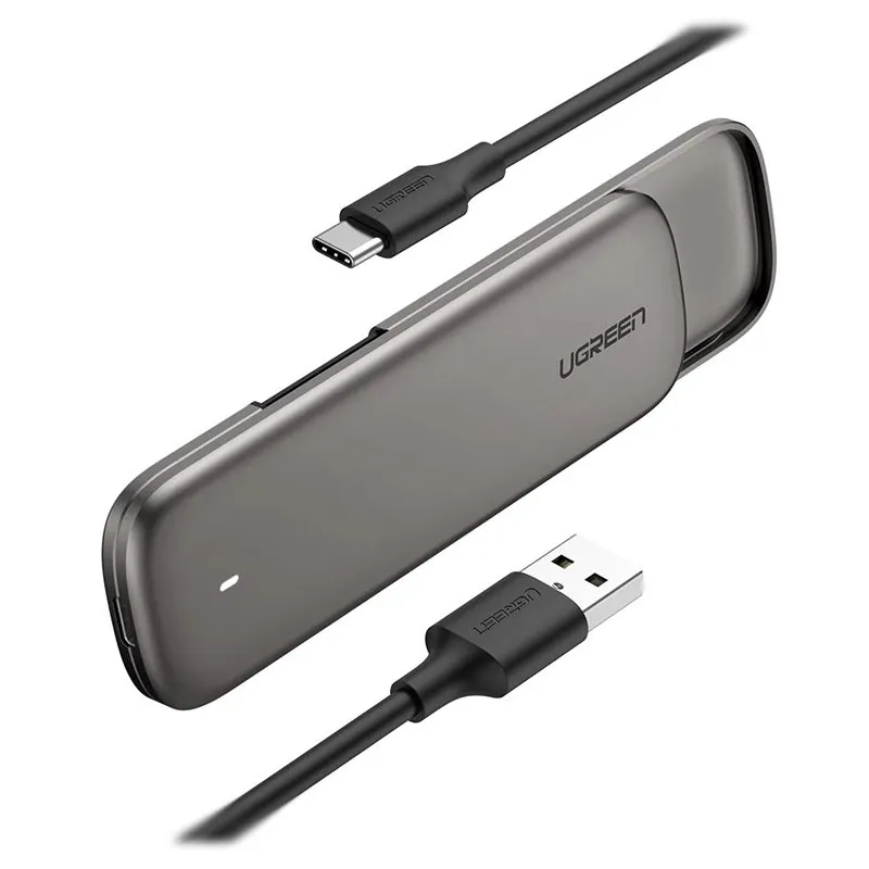Upgrade your data storage game with the UGREEN M.2 Portable SSD Enclosure.