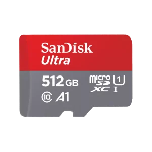 SANDISK ULTRA A1 MICROSDXC UHS-I CARD 512GB SPEED UP TO 150 MB/S SDSQUAC-512G-GN6MN