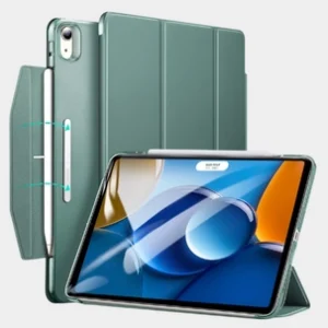 ESR ASCEND TRIFOLD CASE COMPATIBLE WITH IPAD AIR 13 2024 PRO 12.9 6TH-5TH GEN  FROSTED GREEN