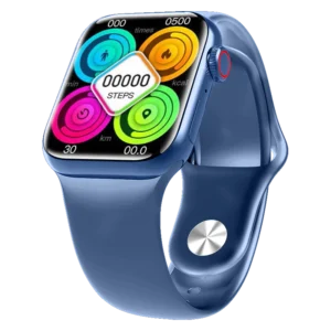 PAWA OPULENT SERIES SMART WATCH 45MM BLUE ALUMNIUM CASE WITH BLACK LOOP PW-08S-BL