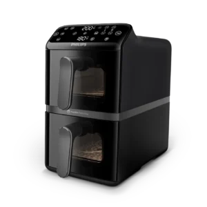 PHILIPS AIRFRYER 4000 SERIES STACKED DUAL BASKET BLACK NA46009