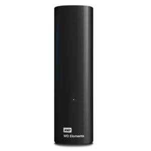 Secure and expand your digital storage with the WD 4TB Elements Desktop USB 3.0 External Hard Drive (WDBWLG0040HBK-EESN).