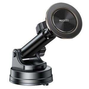 YESIDO MagSafe Magnetic Car Phone Holder Black C179 (Suction Cup Mount)