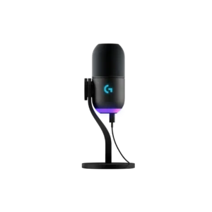 LOGITECH G YETI GX CONDENSER RGB GAMING MIC WITH LIGHTSYNC USB BLACK 988-000569