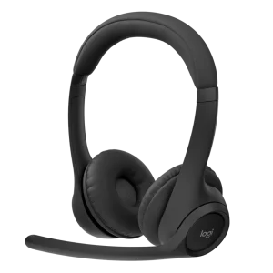 LOGITECH ZONE 300 WIRELESS HEADSET WITH NOISE CANCELLING MICROPHONE BLACK 981-001409