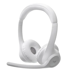 LOGITECH ZONE 300 WIRELESS HEADSET WITH NOISE CANCELLING MICROPHONE WHITE 981-001419