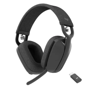 LOGITECH ZONE VIBE WIRELESS UC HEADSET WITH NOISE CANCELLING MIC GRAPHITE 981-001199