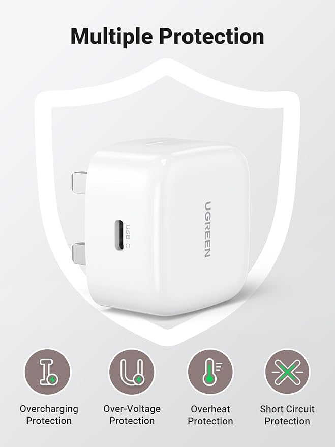 UGREEN 30W PD FAST CHARGER UK WHITE 70197 - Image 6