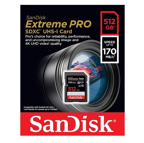 SANDISK EXTREME PRO SDXC UHS-I CARD 512GB 170MB/S SDSDXXY-512G-GN4IN - Image 2