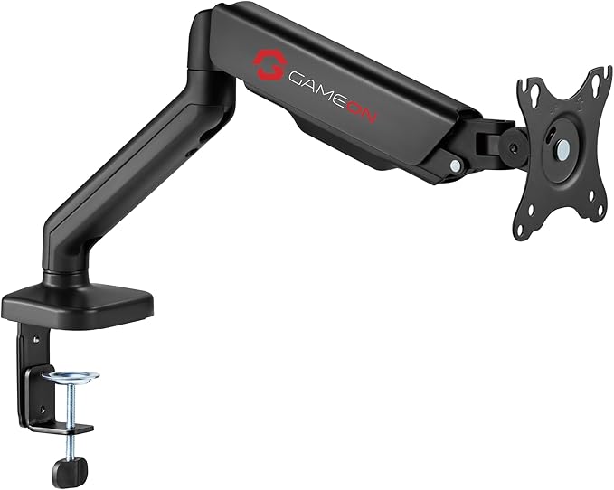 GAMEON SINGLE MONITOR ARM 17 TO 32 INCH BLACK GO-5336 - Image 2