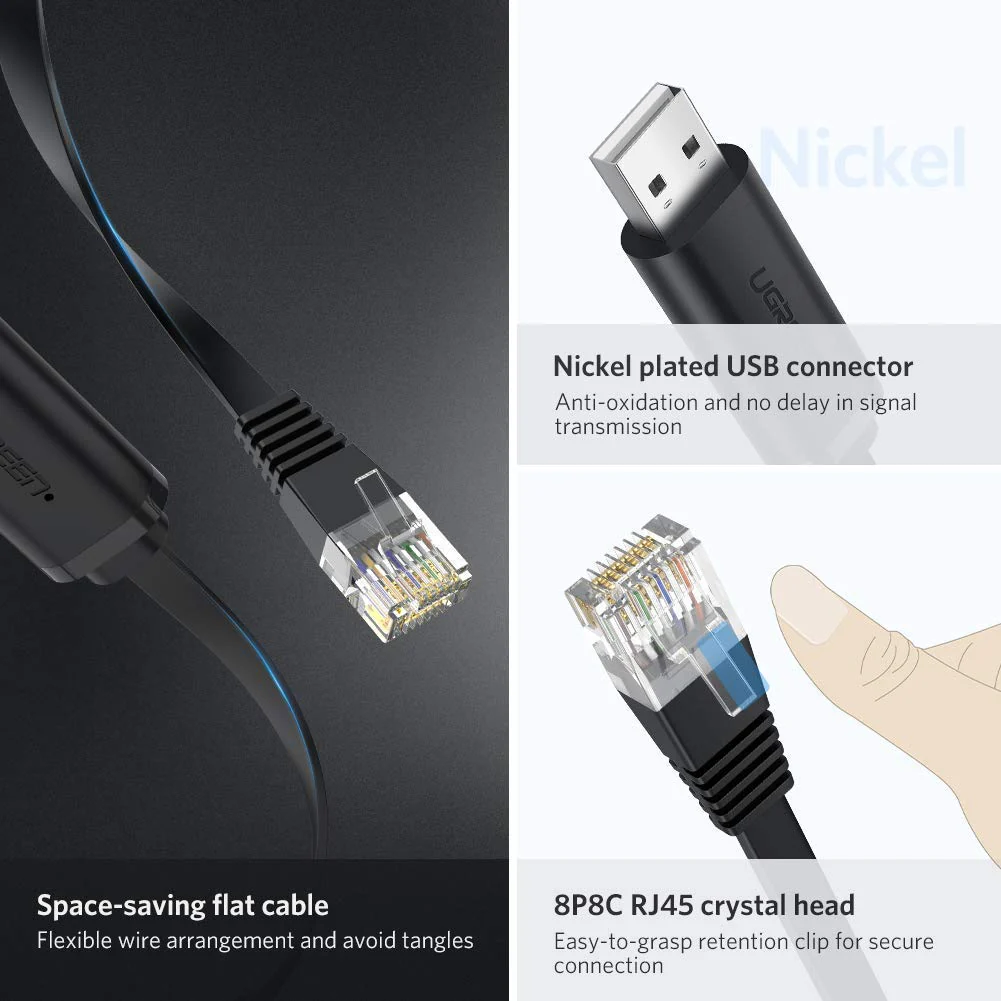 UGREEN USB TO RJ45 CONSOLE CABLE 60813 - Image 3