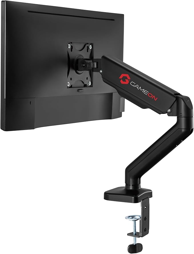 GAMEON SINGLE MONITOR ARM 17 TO 32 INCH BLACK GO-5336 - Image 4
