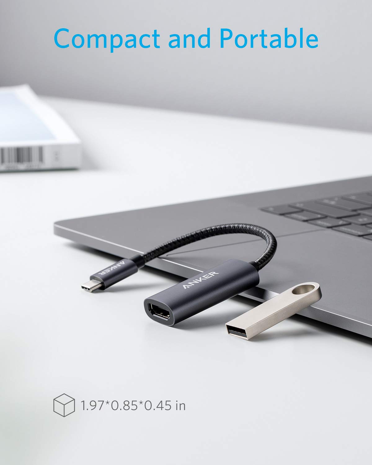 ANKER POWEREXPAND + USB-C TO HDMI ADAPTER GRAY A8312HA1 - Image 5
