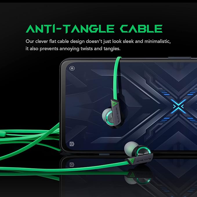 BLACK SHARK 3.5MM EARPHONE PRO GREEN BE10 - Image 5