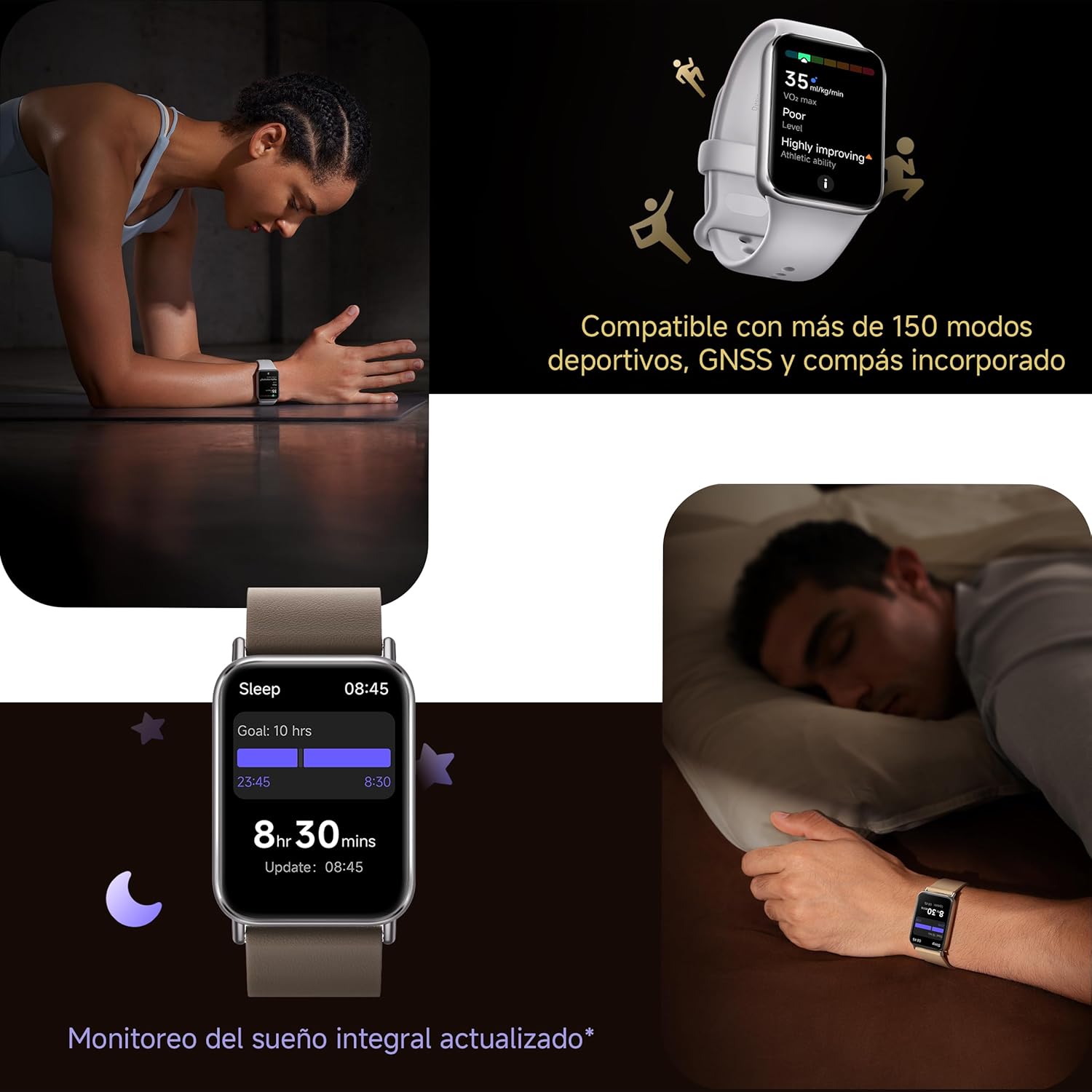 XIAOMI SMART BAND 9 PRO OBSIDIAN BLACK - Image 4