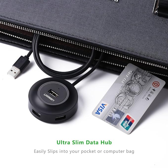 UGREEN USB 2.0 HUB 4 PORTS 1M BLACK 20277 - Image 5