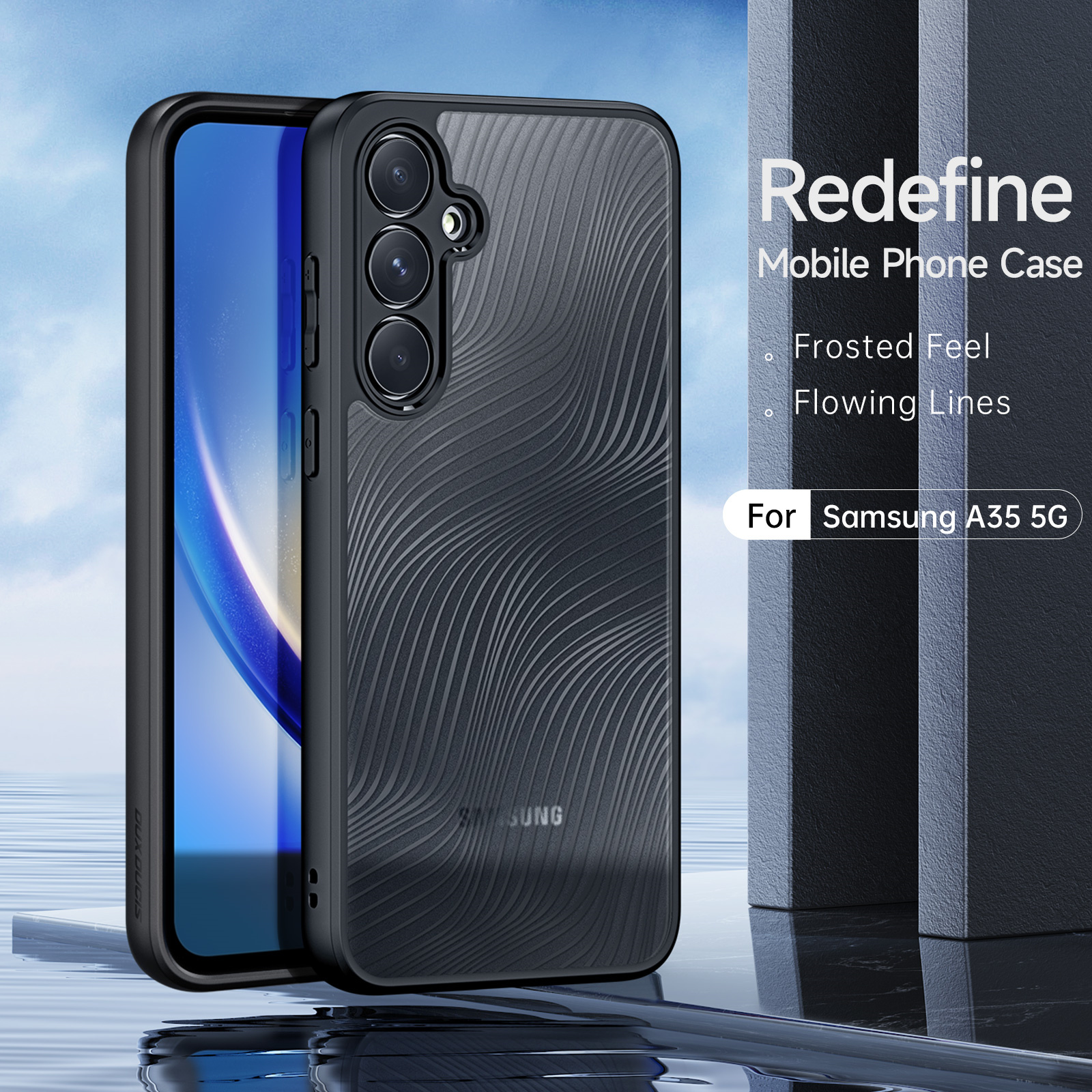 DUXDUCIS AIMO SERIES SAMSUNG A35 CASE BLACK AIMO0175 - Image 3