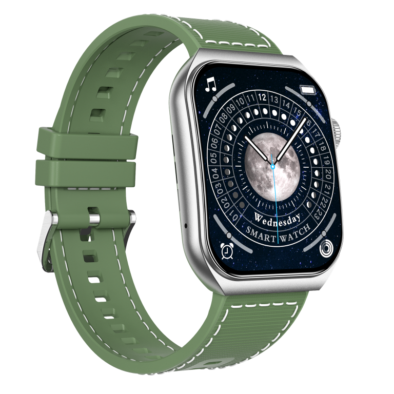 SWISS MILITARY ALPS 3 GREEN WATCH WITH SILICON STRAP SM-WAT-ALPS3-SLF-GRNSST - Image 5