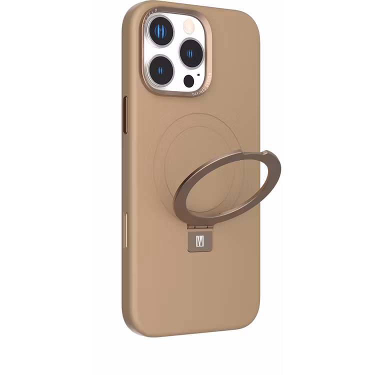 LEVELO IPHONE 16 PRO MAX IRIS PRO MAGSAFE LIQUID SILICONE CASE ROSE GOLD LVL-IPSC-16PM-RSGD - Image 12