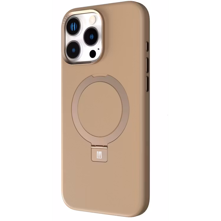 LEVELO IPHONE 16 PRO MAX IRIS PRO MAGSAFE LIQUID SILICONE CASE ROSE GOLD LVL-IPSC-16PM-RSGD - Image 10