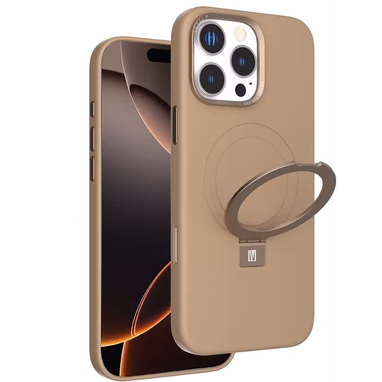 LEVELO IPHONE 16 PRO MAX IRIS PRO MAGSAFE LIQUID SILICONE CASE ROSE GOLD LVL-IPSC-16PM-RSGD - Image 14