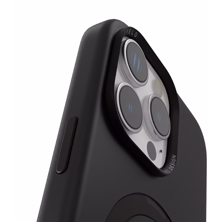 LEVELO IPHONE 16 PRO IRIS PRO MAGSAFE LIQUID SILICONE CASE BLACK LVLIPSC16PBK - Image 9