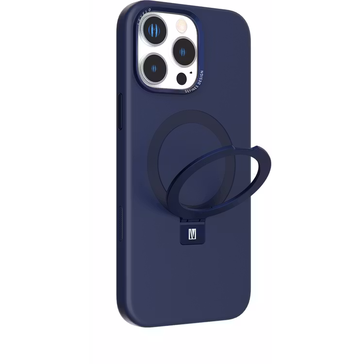 LEVELO IPHONE 16 PRO IRIS PRO MAGSAFE LIQUID SILICONE CASE BLUE LVLIPSC16PBL - Image 12
