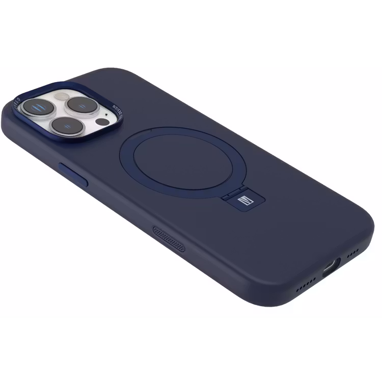 LEVELO IPHONE 16 PRO IRIS PRO MAGSAFE LIQUID SILICONE CASE BLUE LVLIPSC16PBL - Image 7