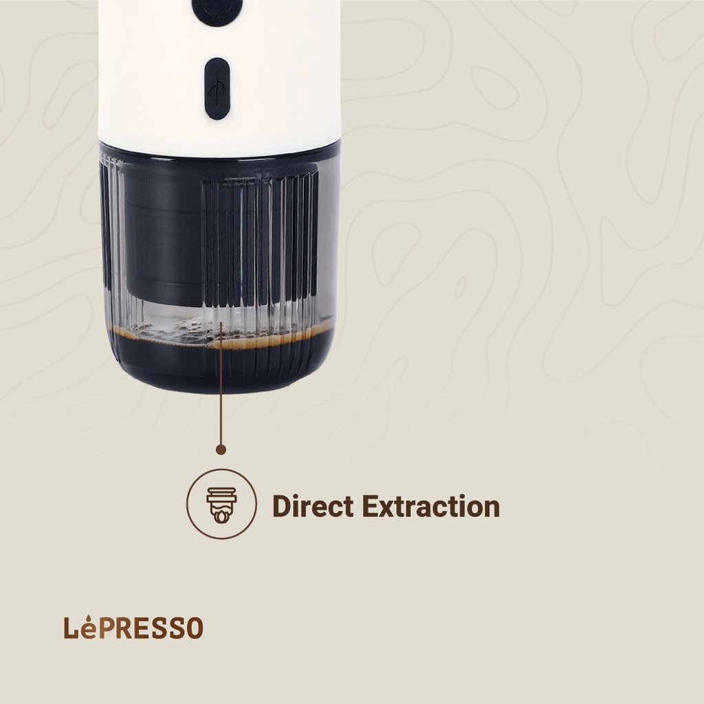 LEPRESSO PORTABLE ESPRESSO HEATING TEMPERATURE GAUGE LP001 WHITE LPCFFM001-WH - Image 6