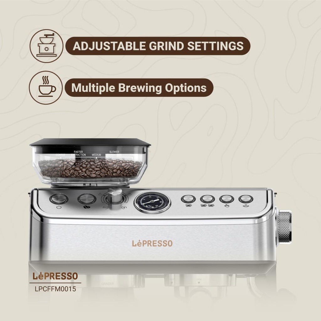 LEPRESSO ADVANCED ESPRESSO MACHINE LP015-LPCFFM0015 - Image 8