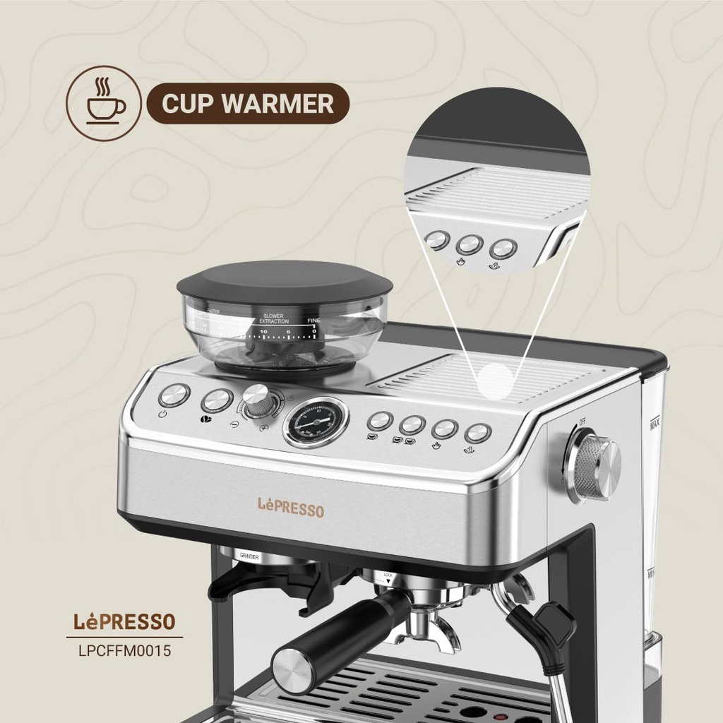 LEPRESSO ADVANCED ESPRESSO MACHINE LP015-LPCFFM0015 - Image 6