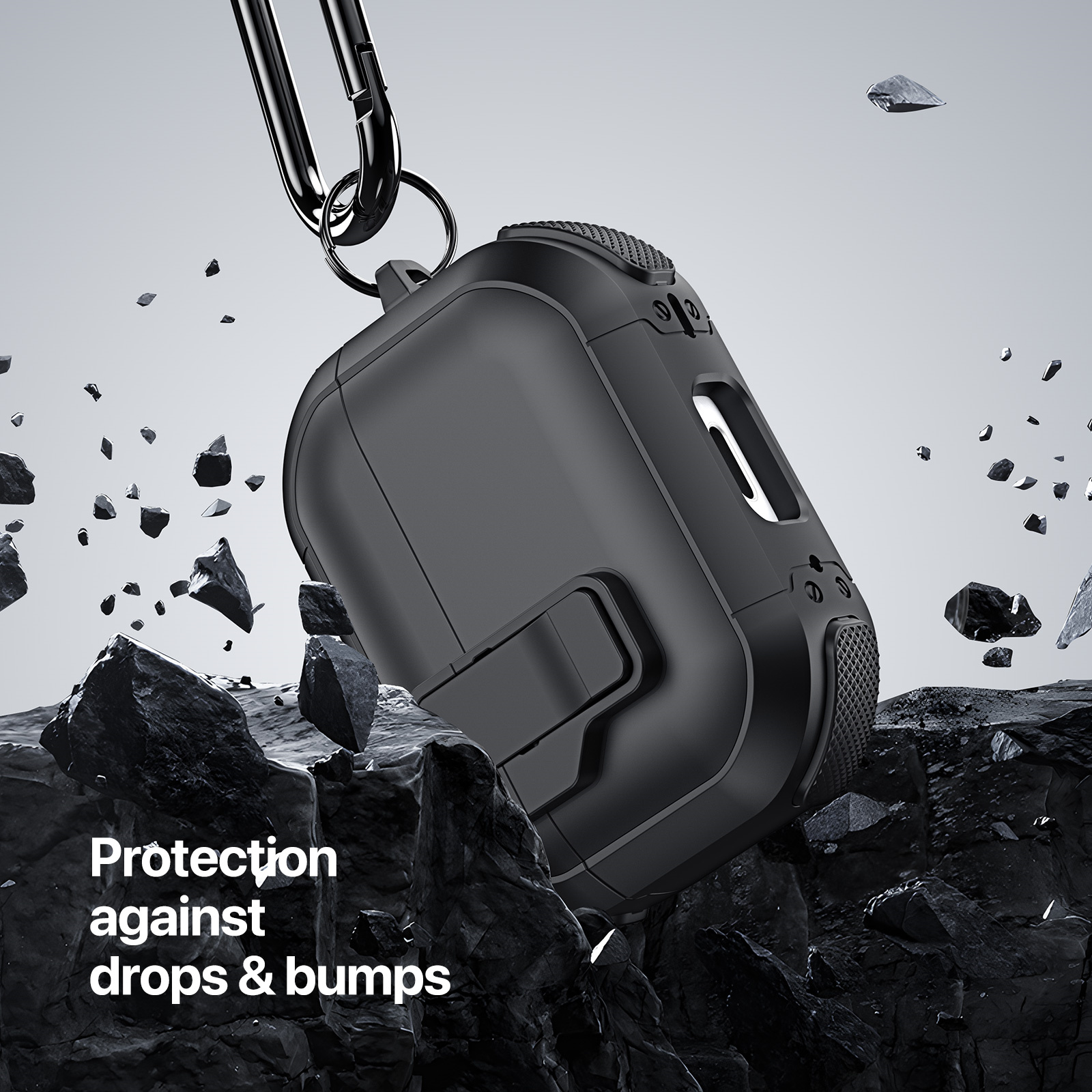 DUXDUCIS AIRPODS 4 PECP SERIES CASE BLACK PECP0001 - Image 4