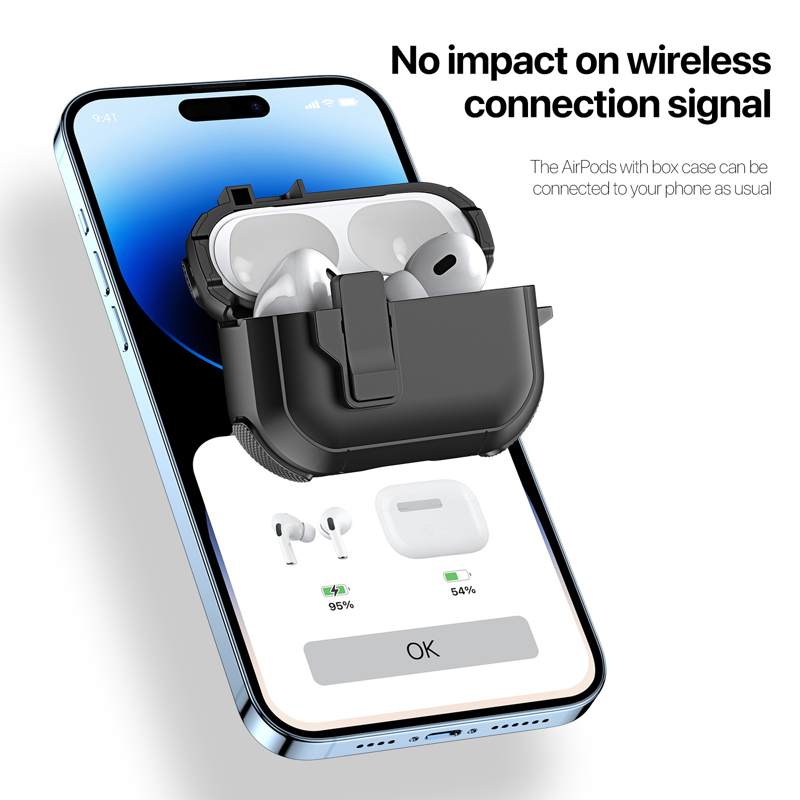 DUXDUCIS AIRPODS 4 PECP SERIES CASE BLACK PECP0001 - Image 5
