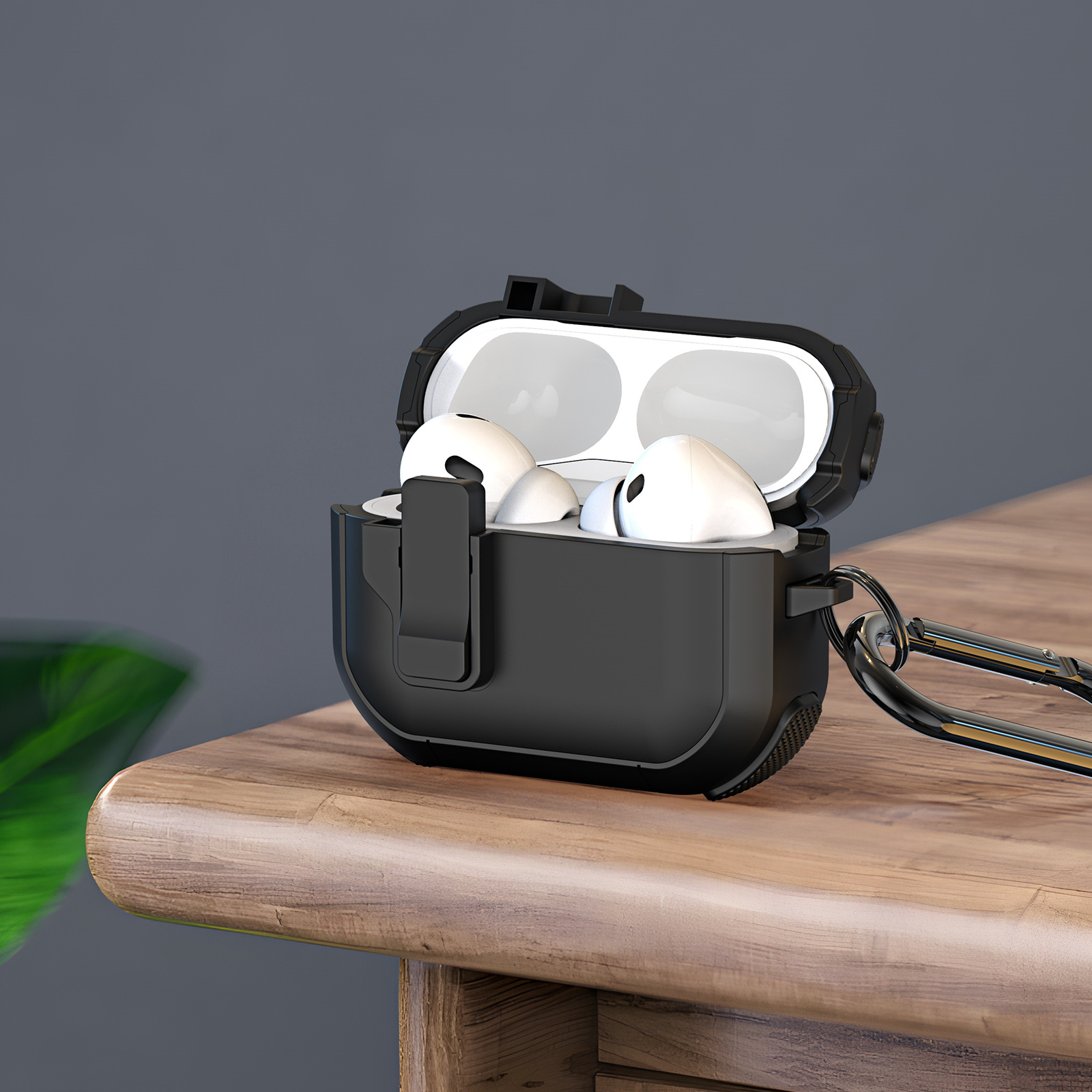 DUXDUCIS AIRPODS 4 PECP SERIES CASE BLACK PECP0001 - Image 7
