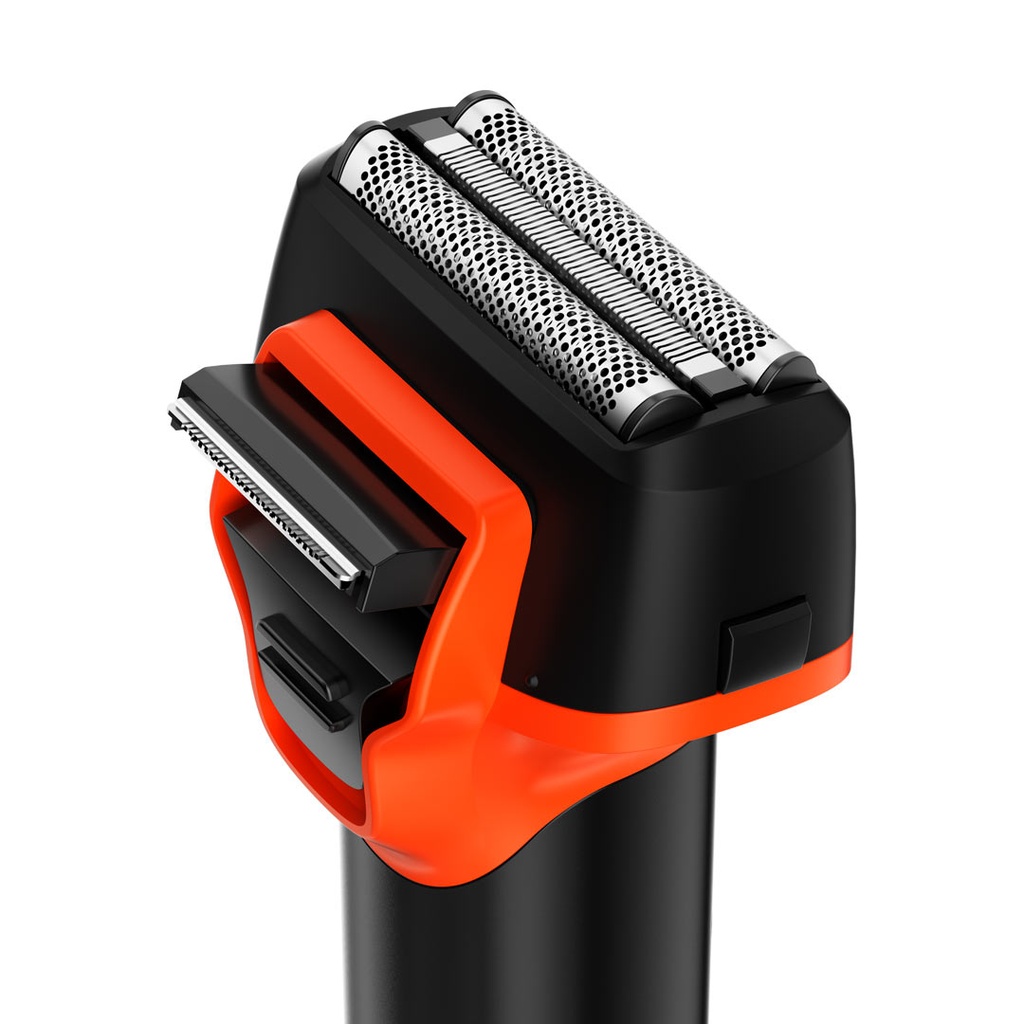 PORODO LIFESTYLE DUAL PURPOSE TRIMMER SEAMLESS CLOSE SHAVE BLACK PD-LSRSHAV-BK - Image 3