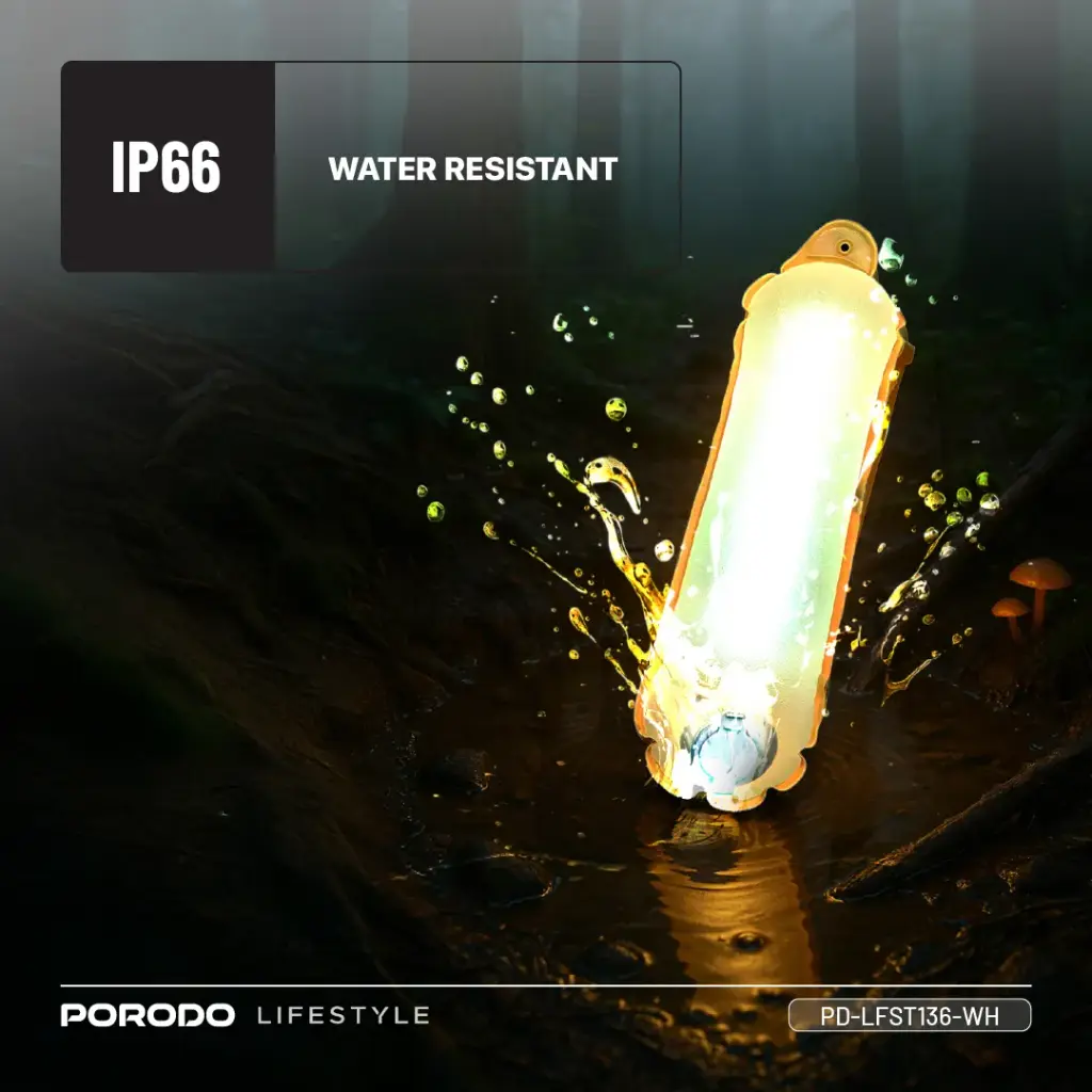 PORODO LIFESTYLE INFLATABLE OUTDOOR MAGNETIC TUBE LIGHT WHITE PD-LFST136-WH - Image 8