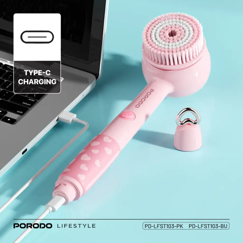 PORODO LIFESTYLE KIDS ELECTRIC BATH BRUSH PINK PD-LFST103-PK - Image 7