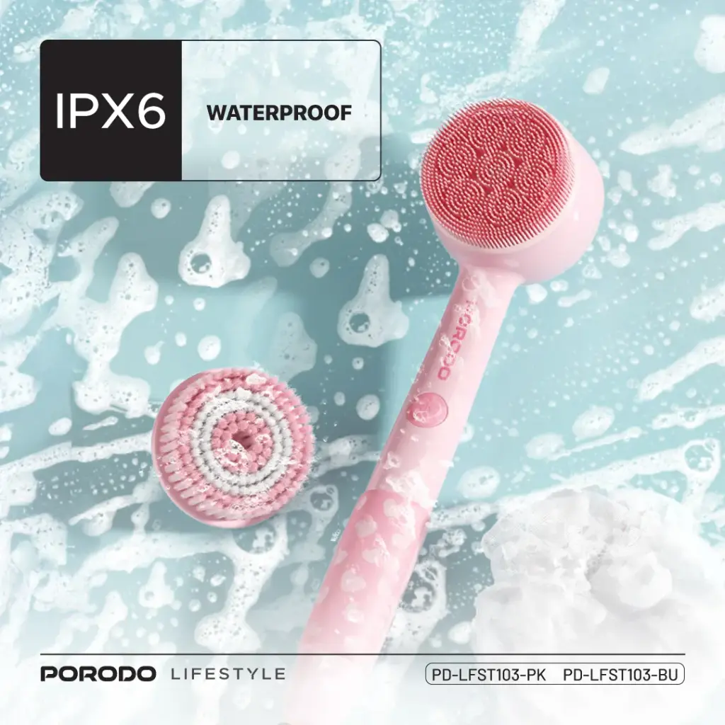 PORODO LIFESTYLE KIDS ELECTRIC BATH BRUSH PINK PD-LFST103-PK - Image 6