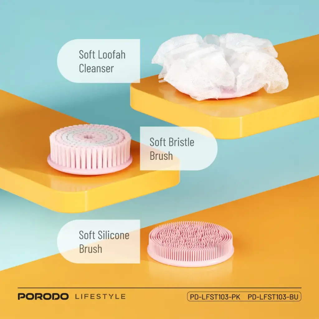 PORODO LIFESTYLE KIDS ELECTRIC BATH BRUSH PINK PD-LFST103-PK - Image 4