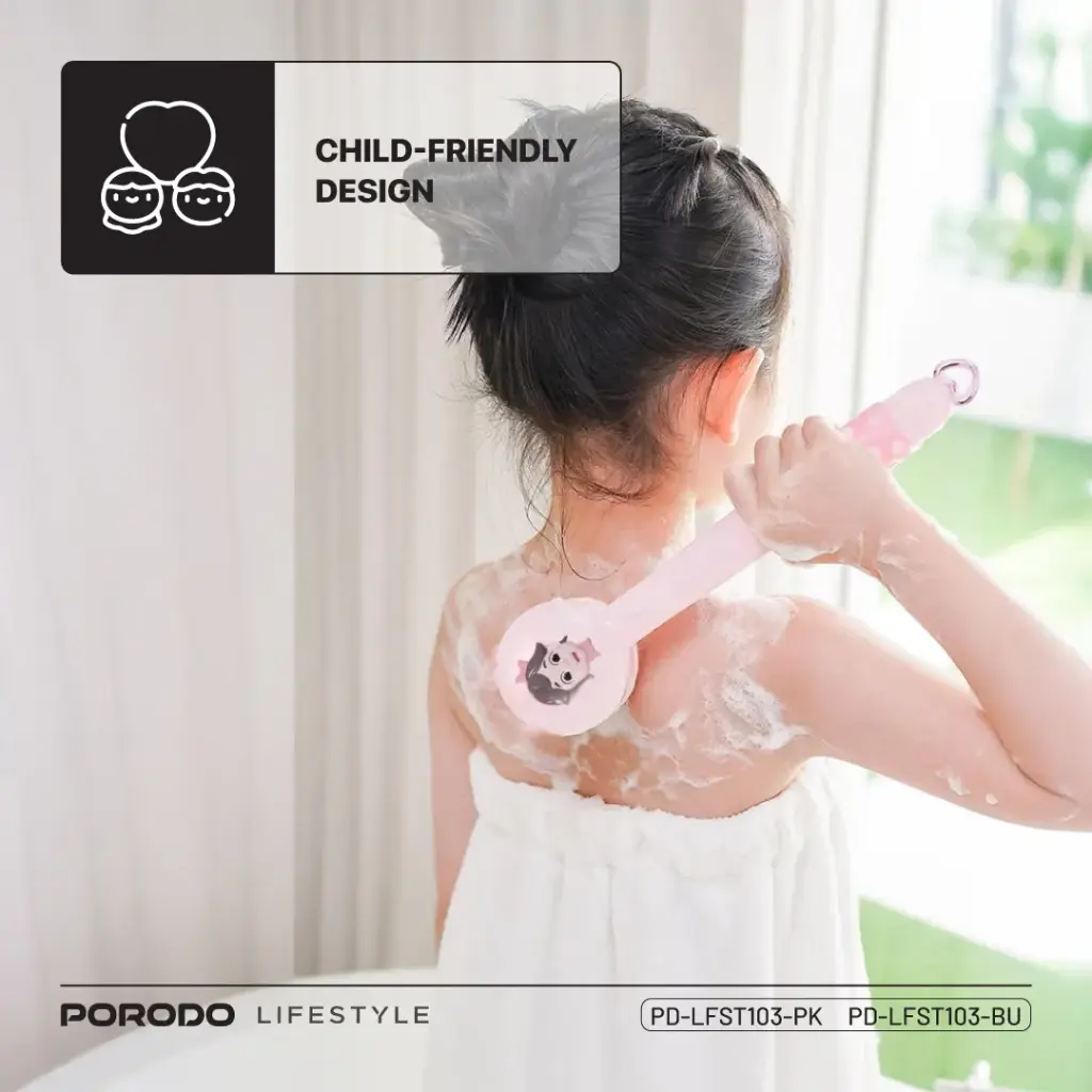 PORODO LIFESTYLE KIDS ELECTRIC BATH BRUSH PINK PD-LFST103-PK - Image 8