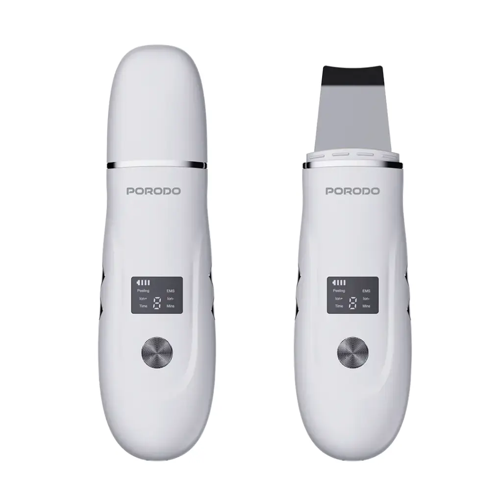PORODO LIFESTYLE ULTRASONIC FACE SCRUB AND PEELER WHITE PD-LFST101-WH - Image 2